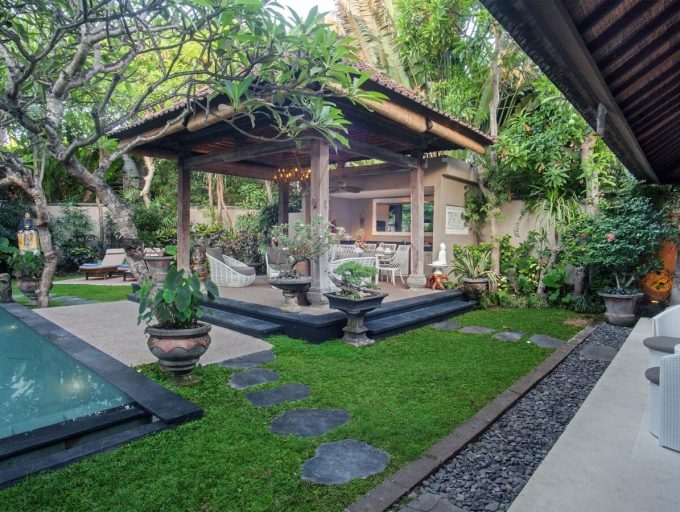 2. Villa Avalon Guest House - View across garden from guest suites