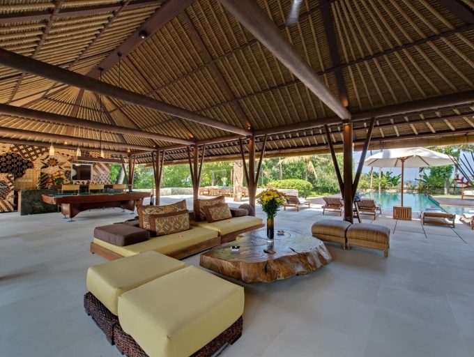 6. Samadhana - Entertainment pavilion living area