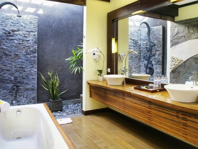 THE BALI DREAM VILLA RESORT CANGGU -1 BED - BATHROOM4