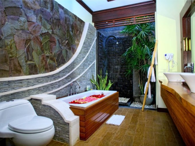 THE BALI DREAM VILLA RESORT CANGGU -1 BED - BATHROOM5